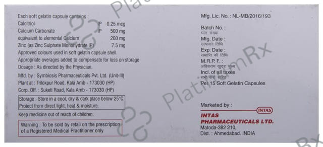 Calgel Capsule 15s