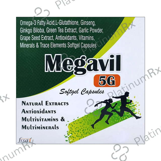 Megavil 5G Softgel Capsule 10s