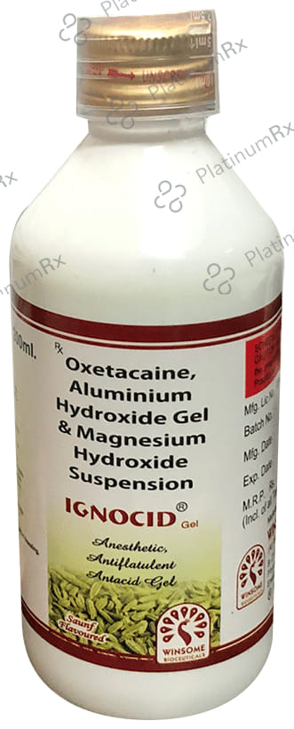 Ignocid Oral Gel Saunf Sugar Free