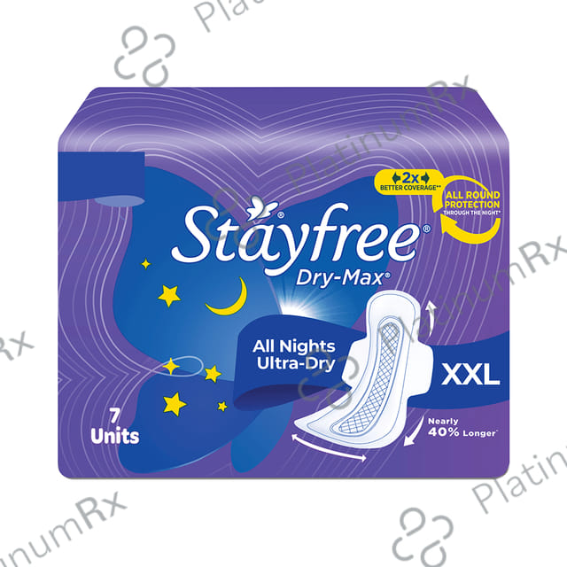 Stayfree Dry Max All Night Ultra Dry Pads XXL 7s