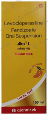 Alex L Cough Mango Flavour Sugar Free Syrup 100ml