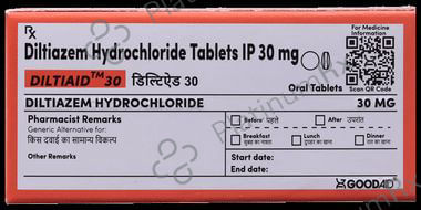 Diltiaid 30 Tablet