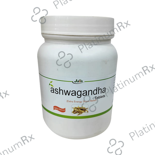 Jain Ashwagandha (Withania Somnifera) 850mg Tablet 1000 tablets