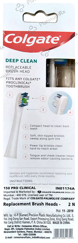 Colgate Battery Powered Toothbrush Refill Proclinical