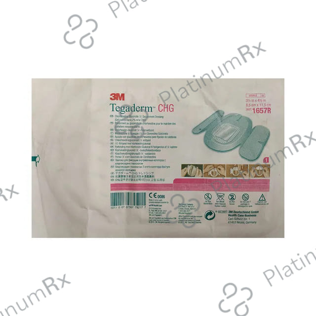 3M Tegaderm CHG 1657R 8.5cm x 11.5cm