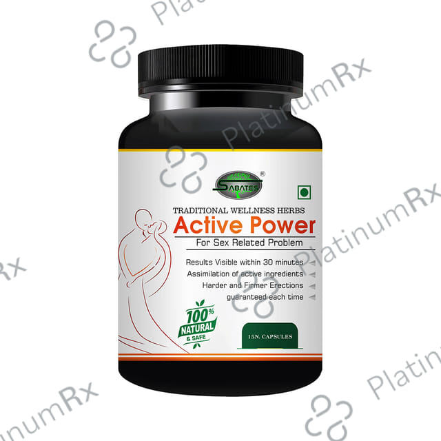 Sabates Active Power for Male Performance Capsule 15 capsules