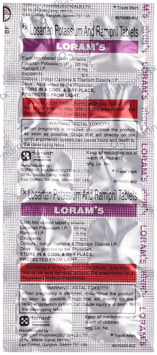 Loram 5/50mg Tablet 10s