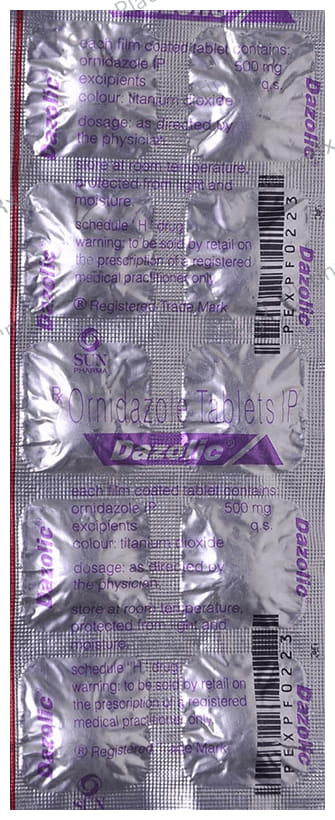 Dazolic 500mg Tablet 10s