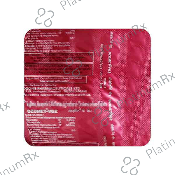 Ozomet VG 2/500/0.2mg Tablet PR 15s