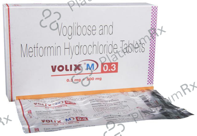 Volix M 0.3/500mg Tablet 10s