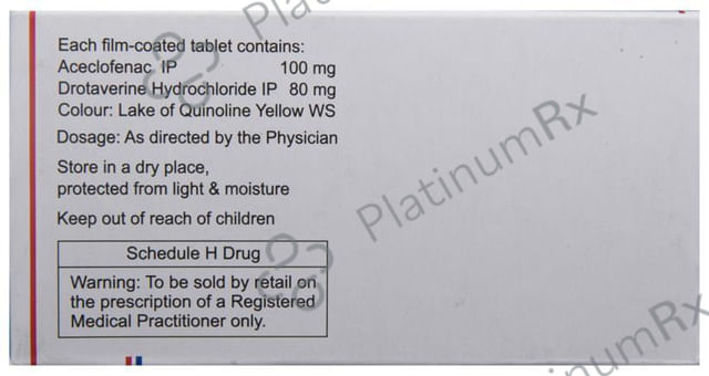 Drolgan 100/80mg Tablet 10s