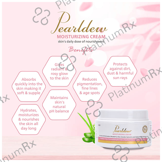 Pearldew Moisturizing Cream (50gm Each) 2 jar