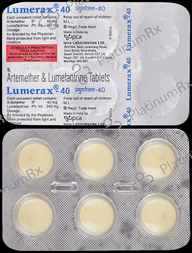 Lumerax 40mg/240mg Tablet