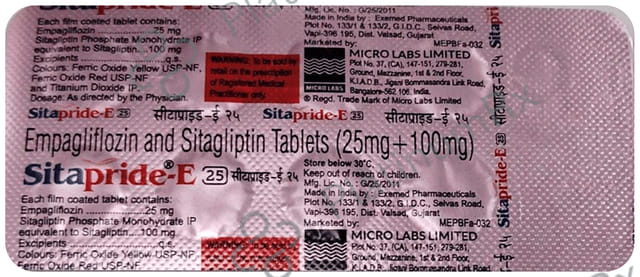 Sitapride E 25mg Tablet 10s