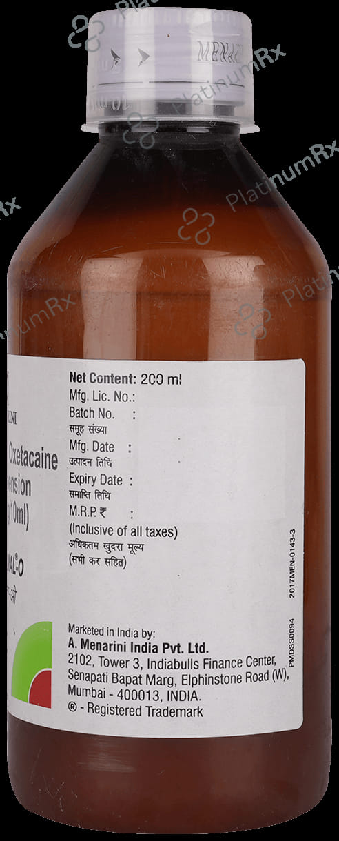 Sucramal O 20/1000mg Oral Suspension 200ml
