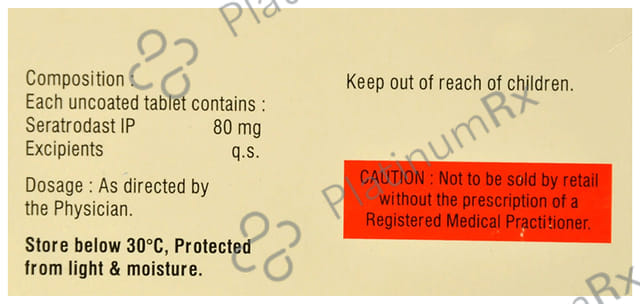 Alatro 80mg Tablet 10s