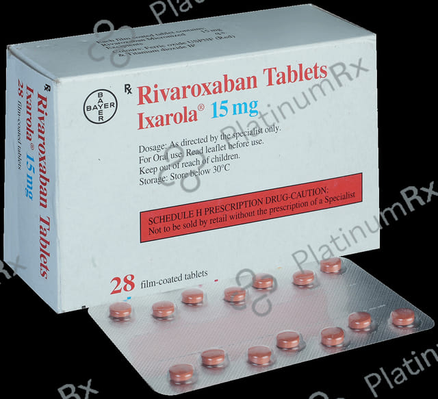 Ixarola 15mg Tablet 14s