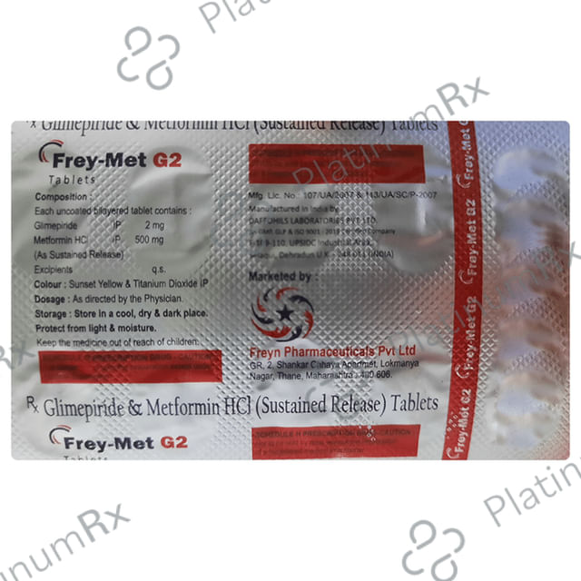 Frey Met G 2mg Tablet SR 10s
