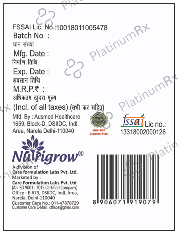 Nutrigrow Resveratrol Veg Capsule