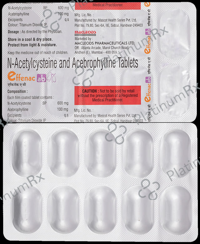 Effenac AB 100/600mg Tablet 10s