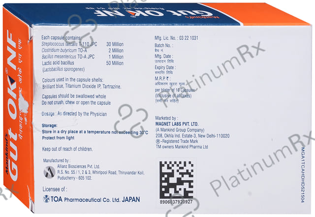 Gut OK NF Capsule 10s