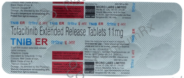 Tnib 11mg Tablet ER 10s