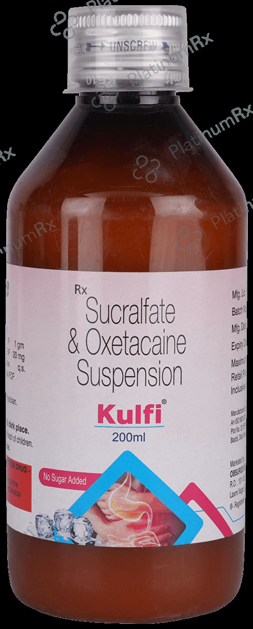 Kulfi Oral Suspension Sugar Free 200ml