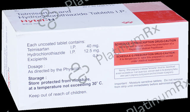 Hytel H 12.5/40mg Tablet 10s