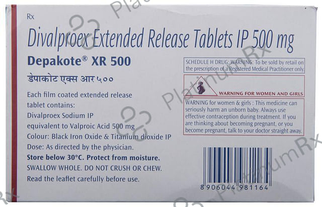 Depakote XR 500mg Tablet 15s