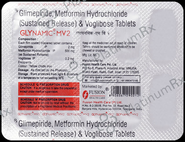 Glynamic MV 2mg Tablet 10s