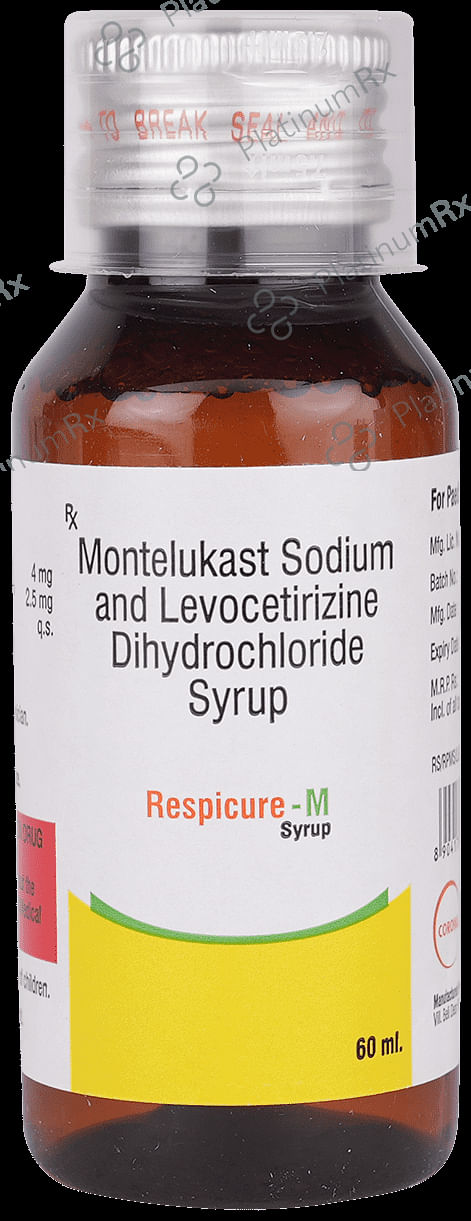 Respicure M 2.5/4mg Syrup 60ml
