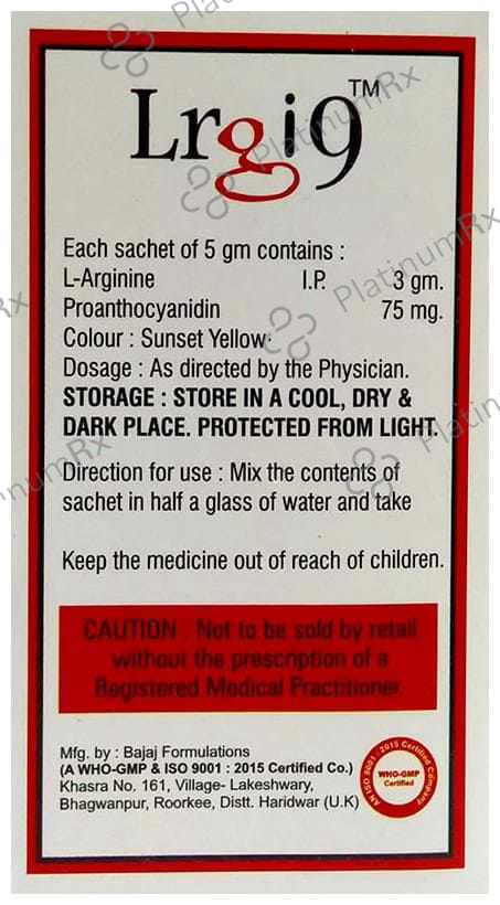 Lrgi 9 Sachet