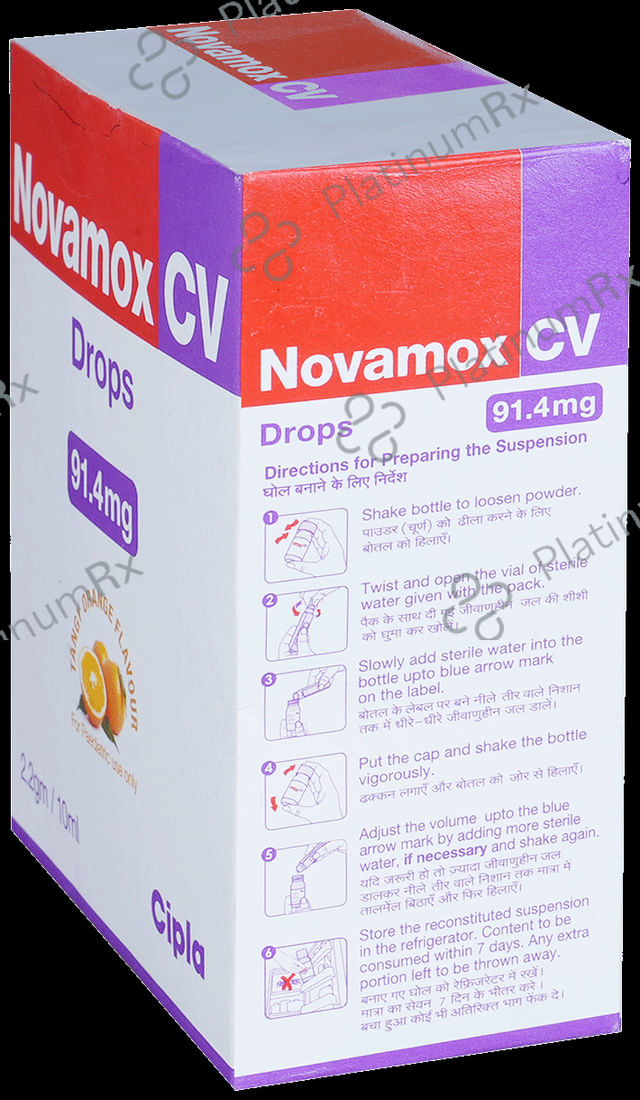 Novamox CV 80/11.4mg Drop 10ml