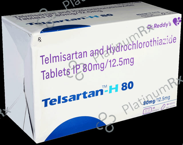 Telsartan H 12.5/80mg Tablet 14s