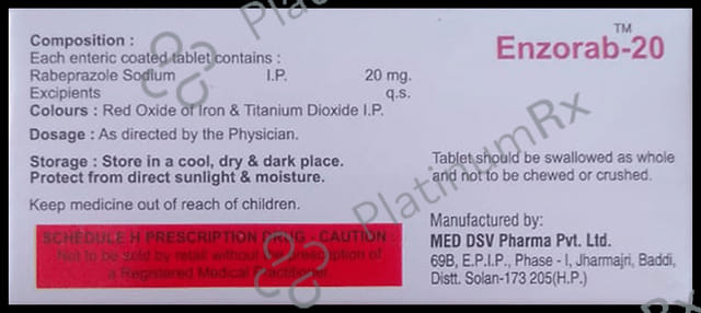 Enzorab 20mg Tablet 10s