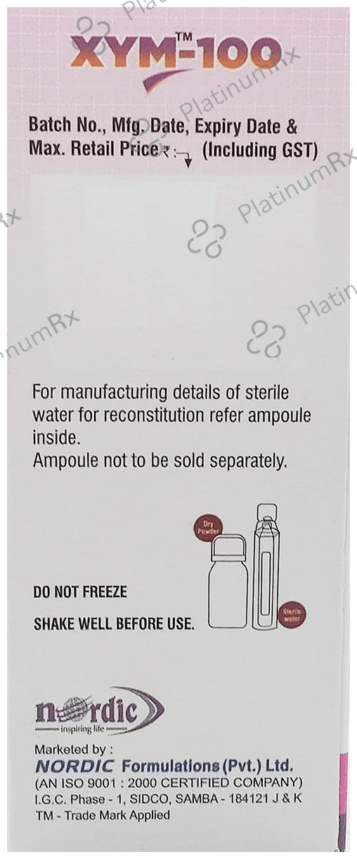 Xym 100mg Dry Syrup