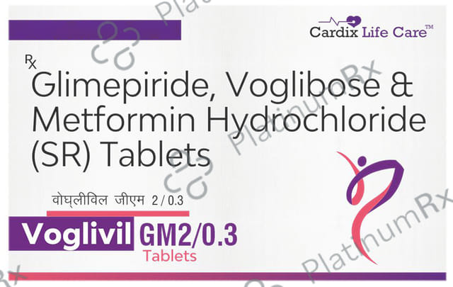 Voglivil GM 2/0.3mg Tablet SR 10s