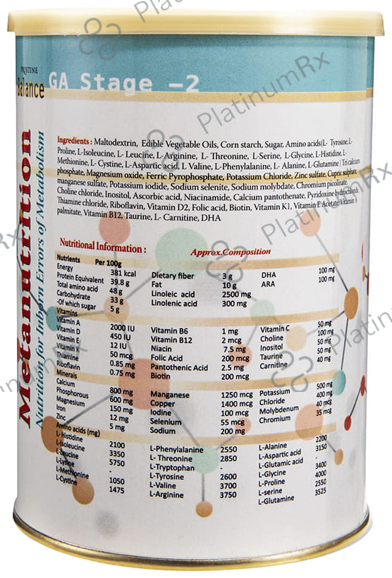 Pristine Balance Metanutrition GA Stage 2 (3 Years & Above) Powder Vanilla