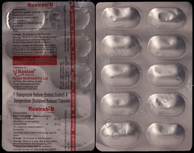 Rexirab D 30mg/20mg Capsule SR