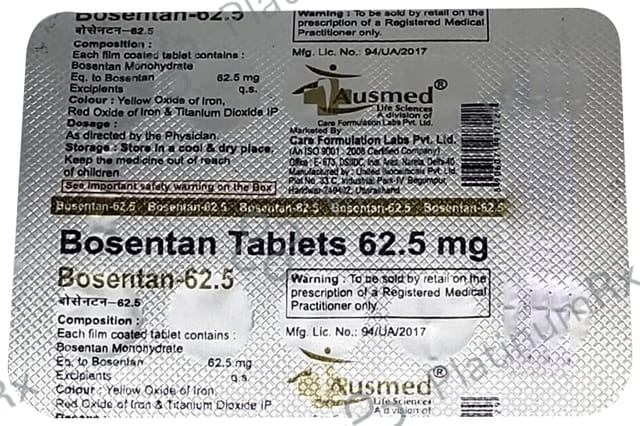 Bosentan 62.5mg Tablet 10s