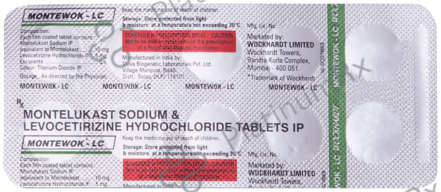 Montewok LC 5/10mg Tablet 10s