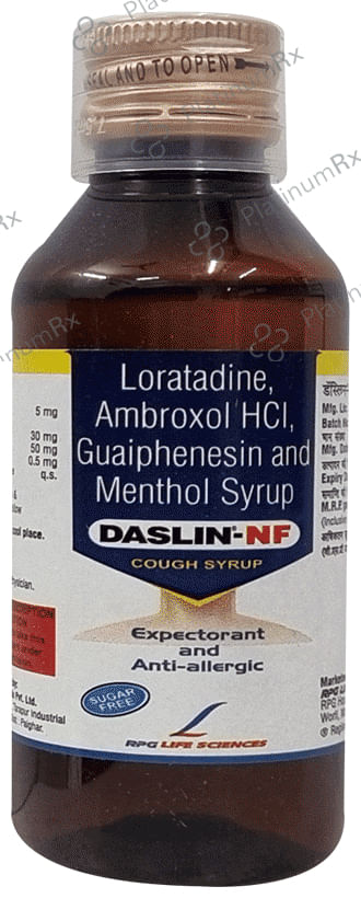 Daslin NF Syrup Sugar Free 100ml