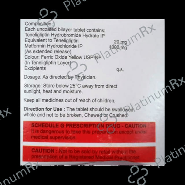 Teny M 1000 Tablet ER