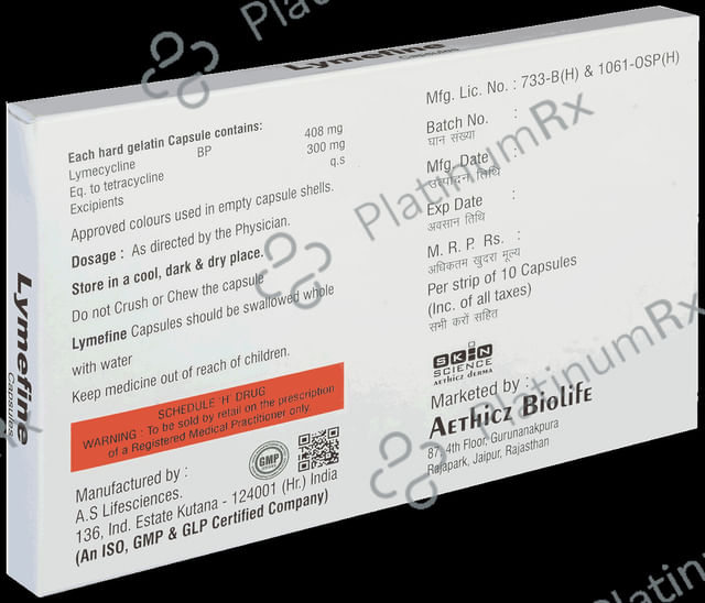 Lymefine 408mg Capsule