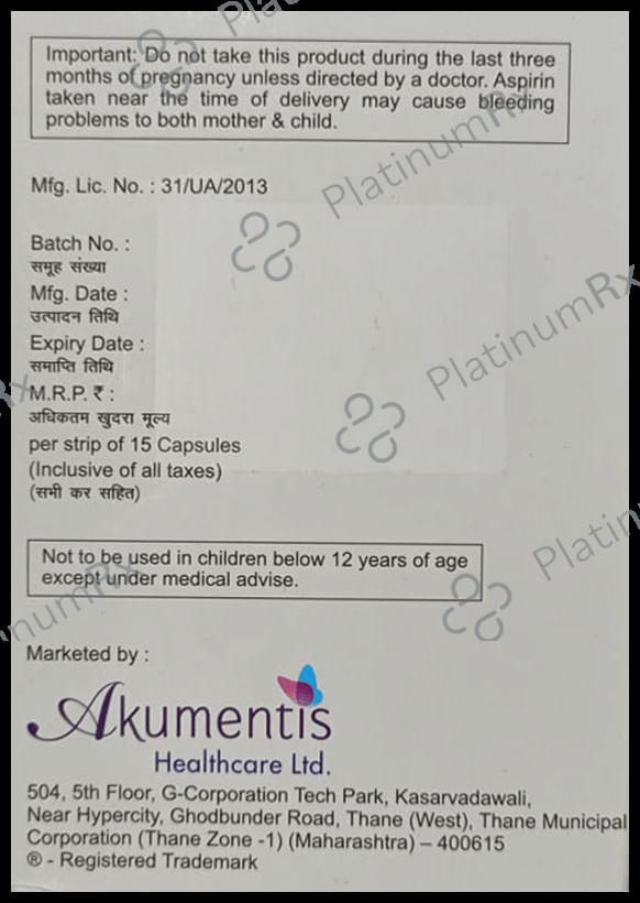 Rosycap Gold 20/75/75mg Capsule 15s