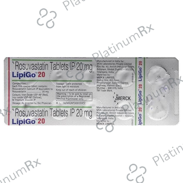 Lipigo 20mg Tablet 10s