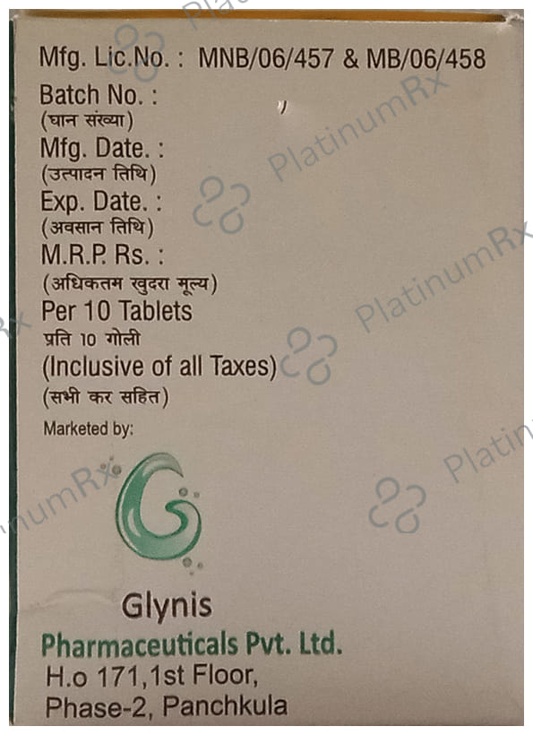 Glyxer M 1mg Tablet SR 10s