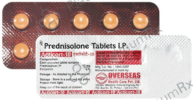Acticort 10mg Tablet 10s