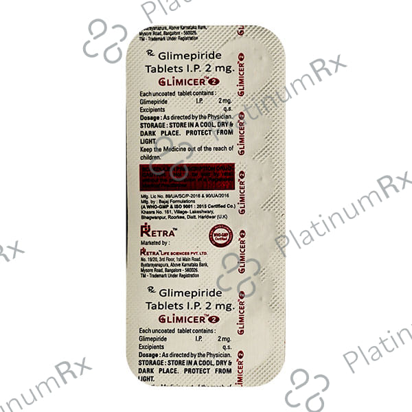 Glimicer 2mg Tablet 10s