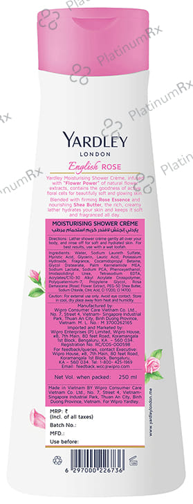 Yardley London English Rose Moisturising Shower Creme